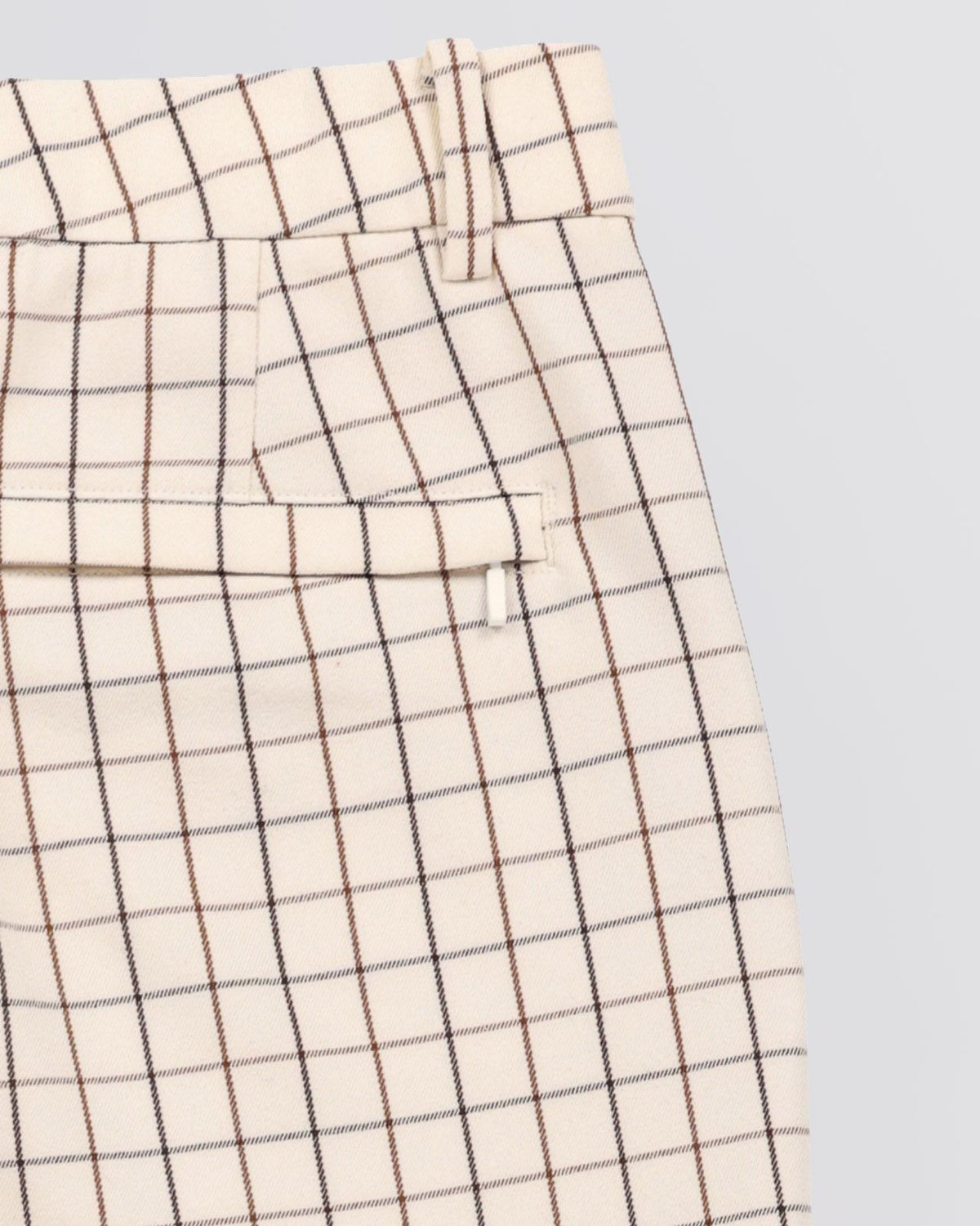Womens Retro Check Sport Pant Cream Check