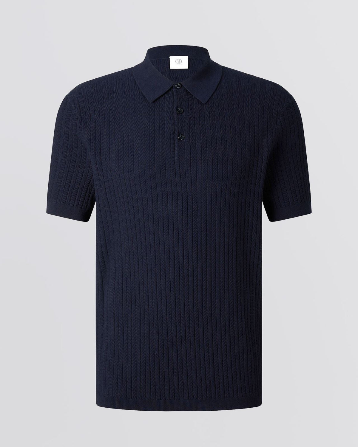Tobias Knit Polo Navy