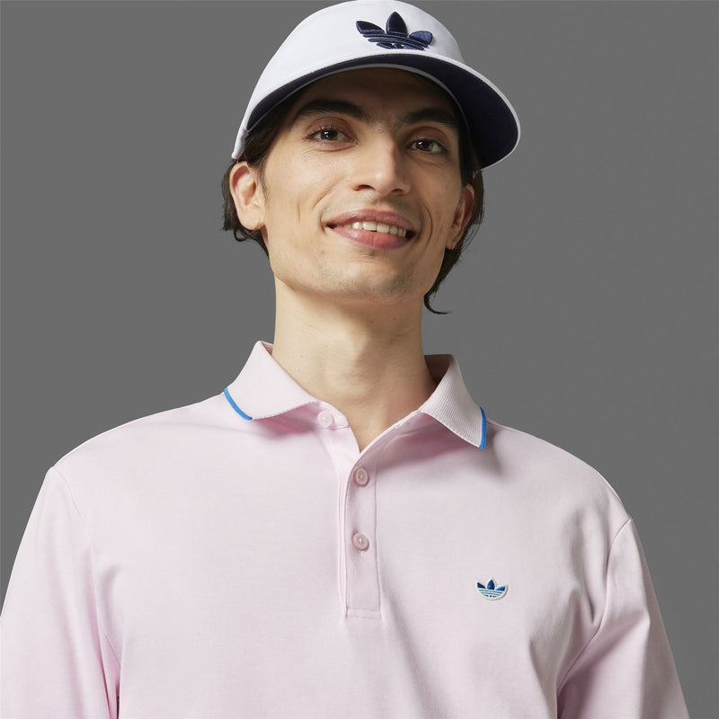 Twistknit Trefoil Polo Clear Pink