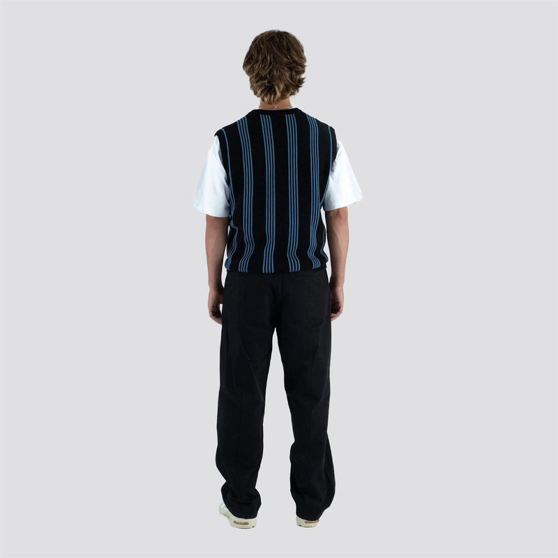 Vincents Knit Sweater Vest Black