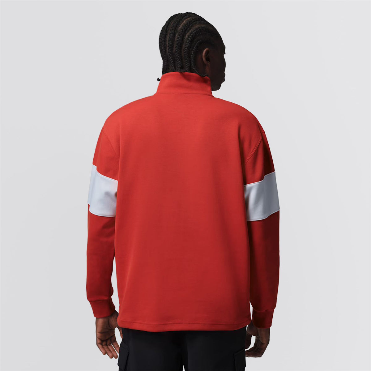 Jordan Dri-FIT Half Zip Mid Layer Mystic Red/Sail