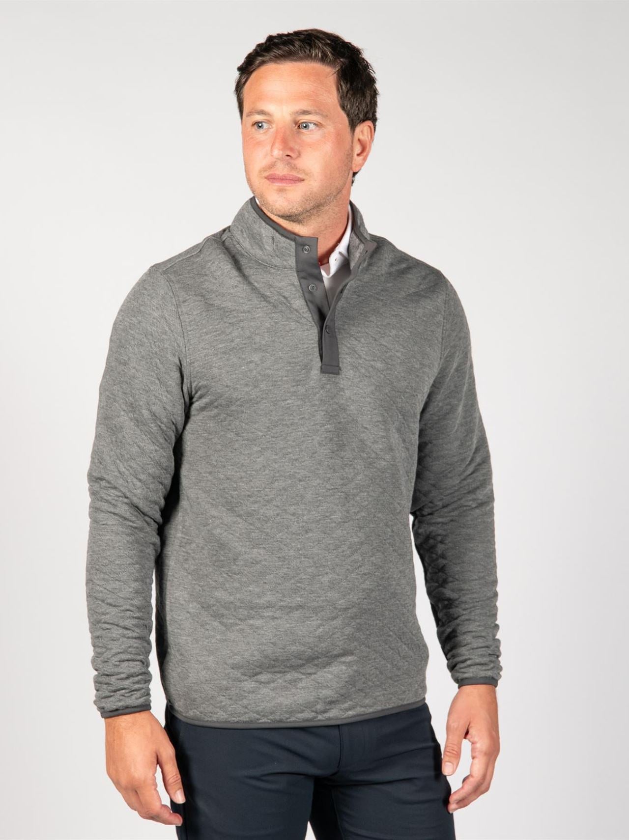 The Sullivan Pullover Heathered Charcoal