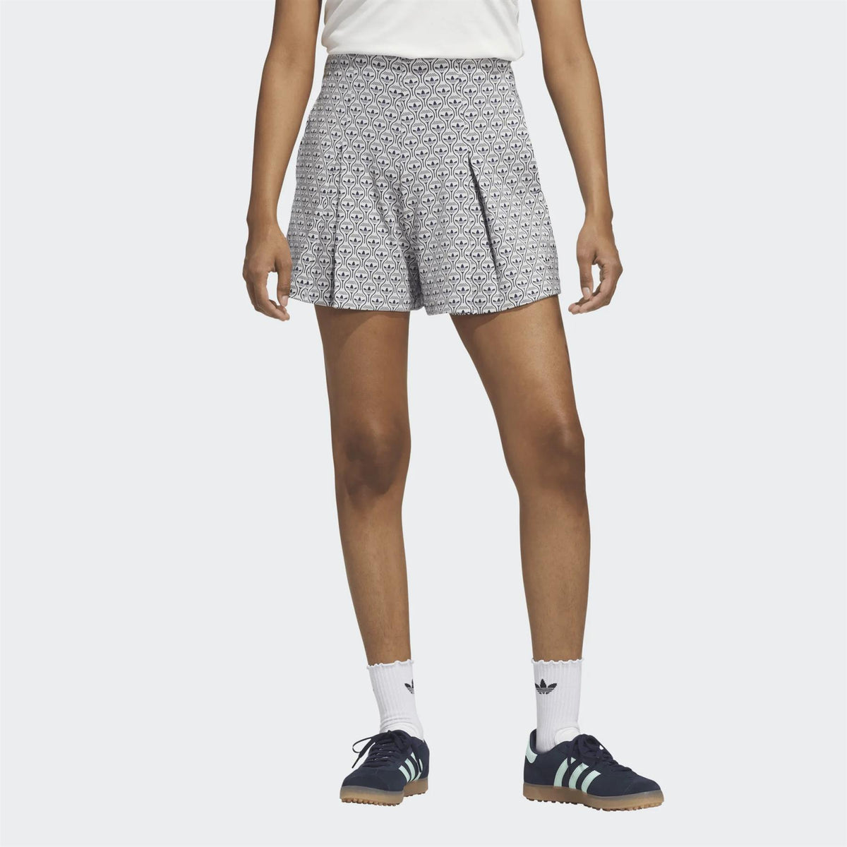 Womens Originals All Over Skort Chalk White/Night Indigo
