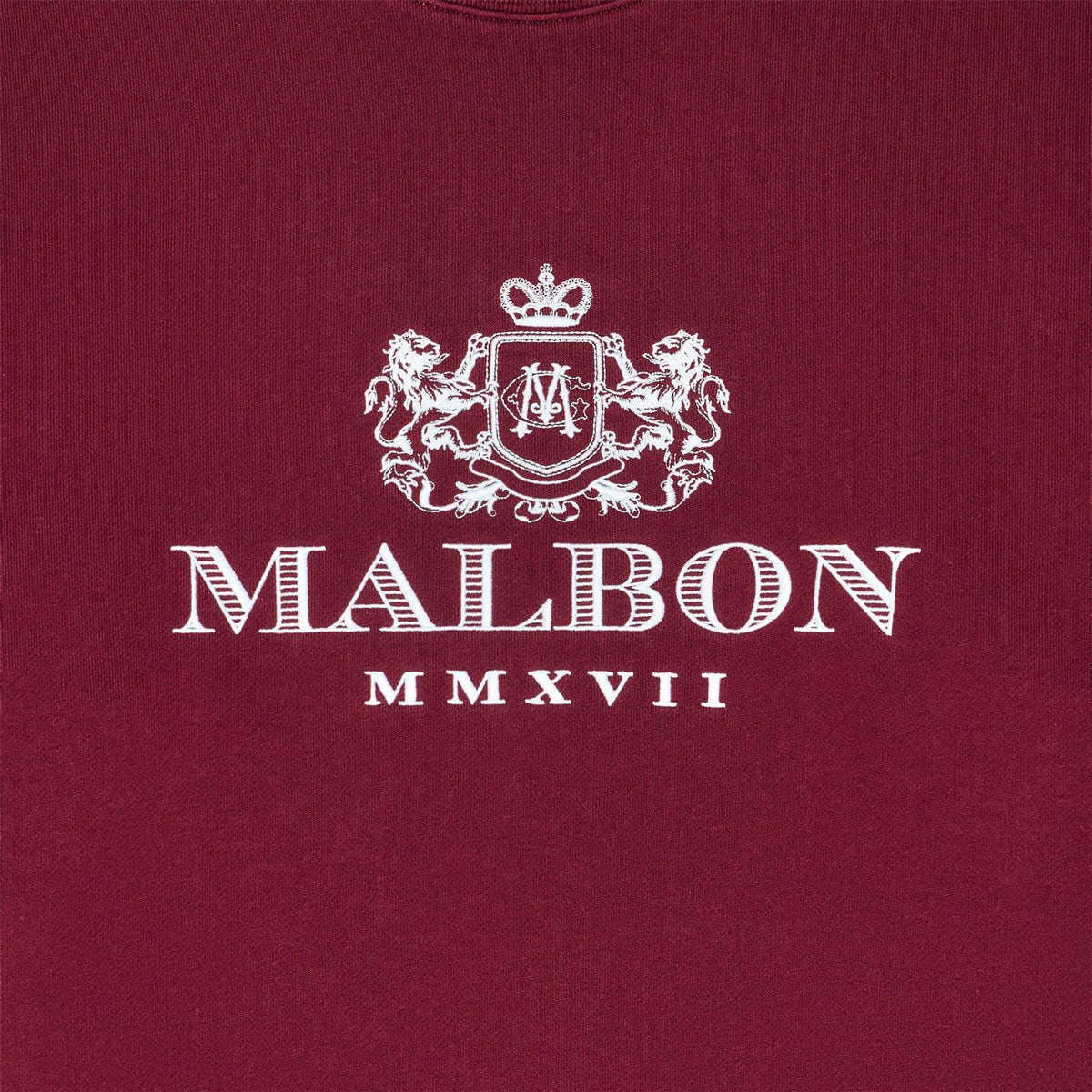 Monarch Crewneck Sweater Red Mahogany