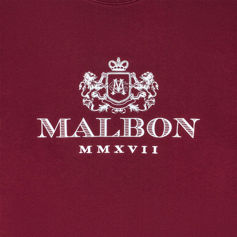 Monarch Crewneck Sweater Red Mahogany