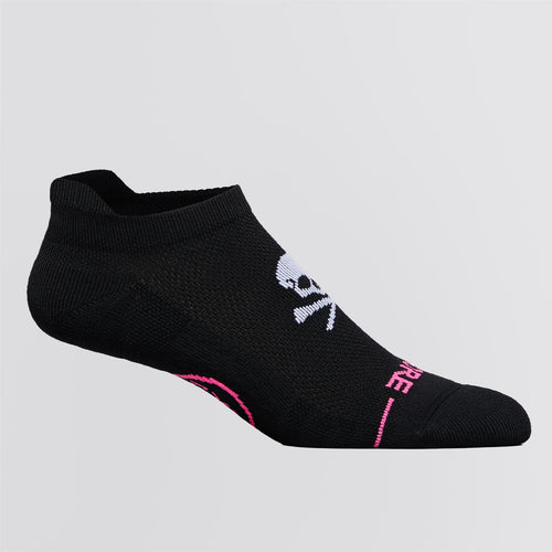 Two Tone Fore Play Ankle Socks Onyx/Snow