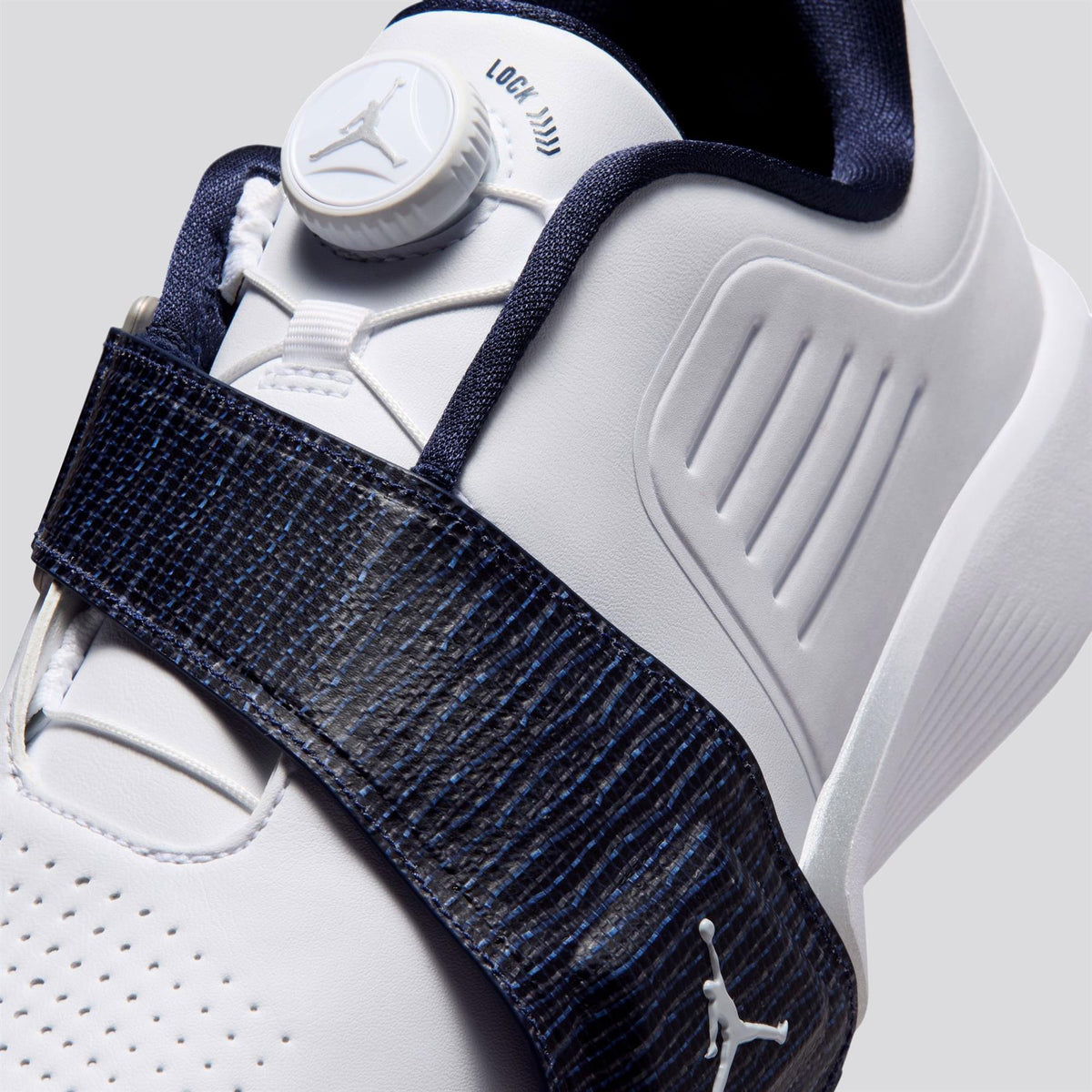 Air Jordan Rev Golf Shoes White/White/Midnight Navy/Lt Smoke Grey