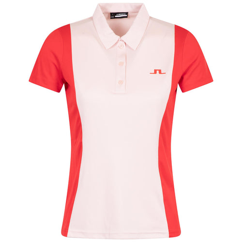 Womens Tilly Lux TX Jersey Polo Rose Quartz - SU24