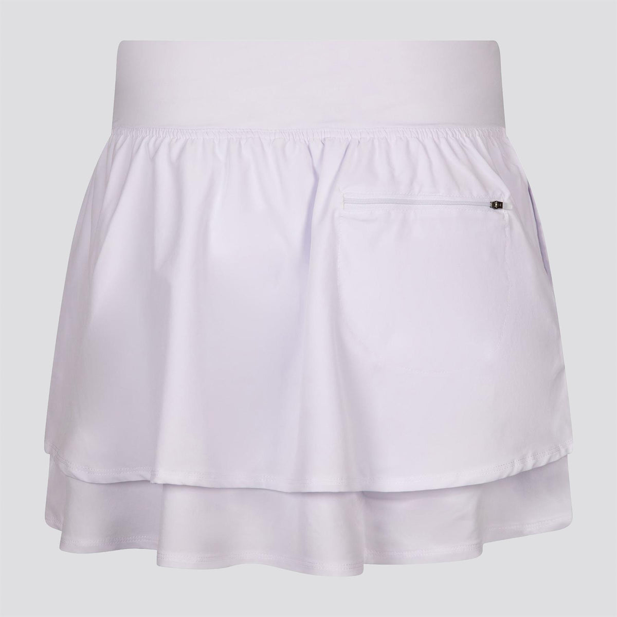Womens Lightweight Woven Skort White