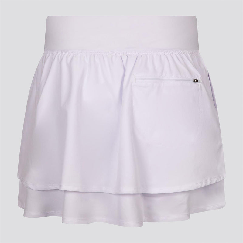 Womens Lightweight Woven Skort White