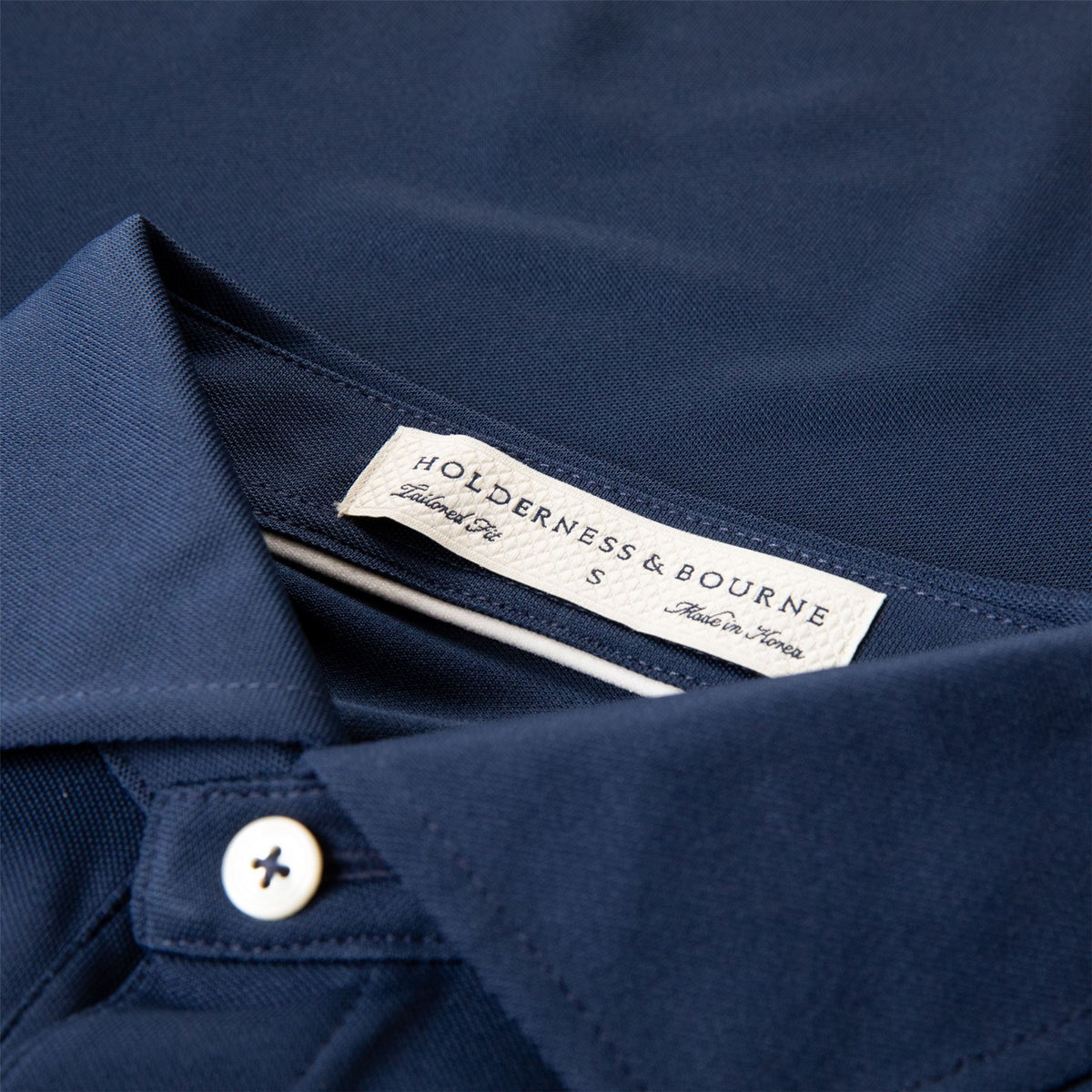 The Macdonald Knit Polo Navy