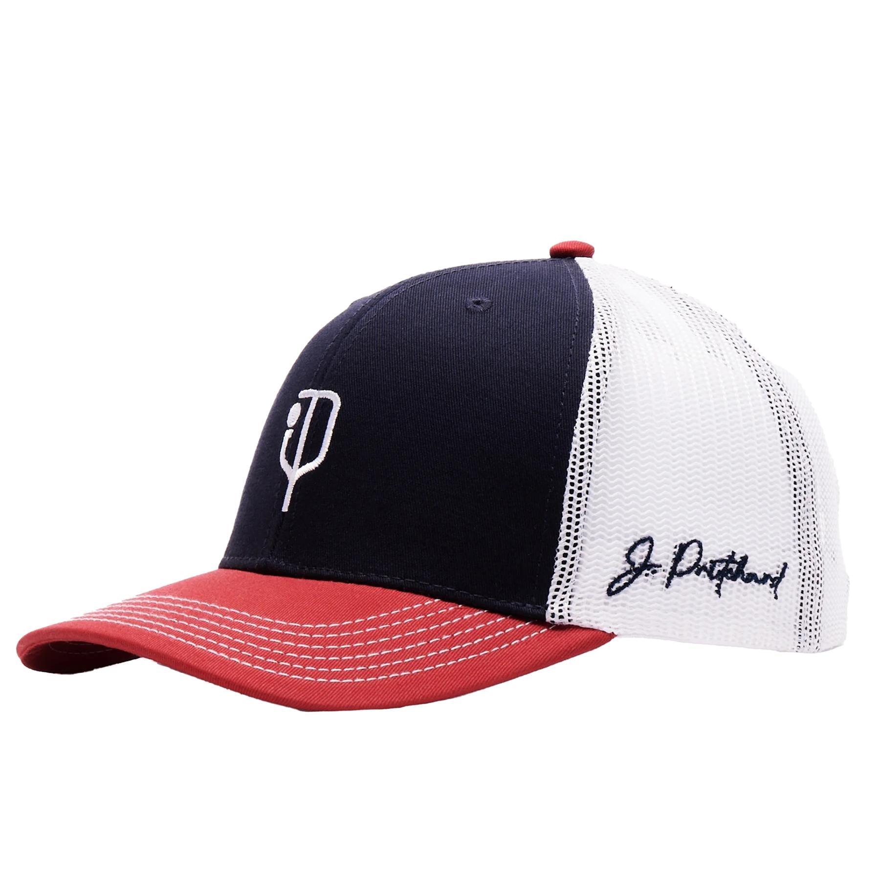 Ambassador Trucker Cap Red White Blue