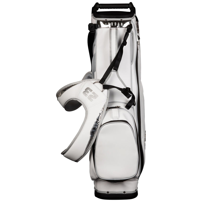 Jordan Fadeaway Chrome Golf Bag White/Wolf Gray/Metallic Silver