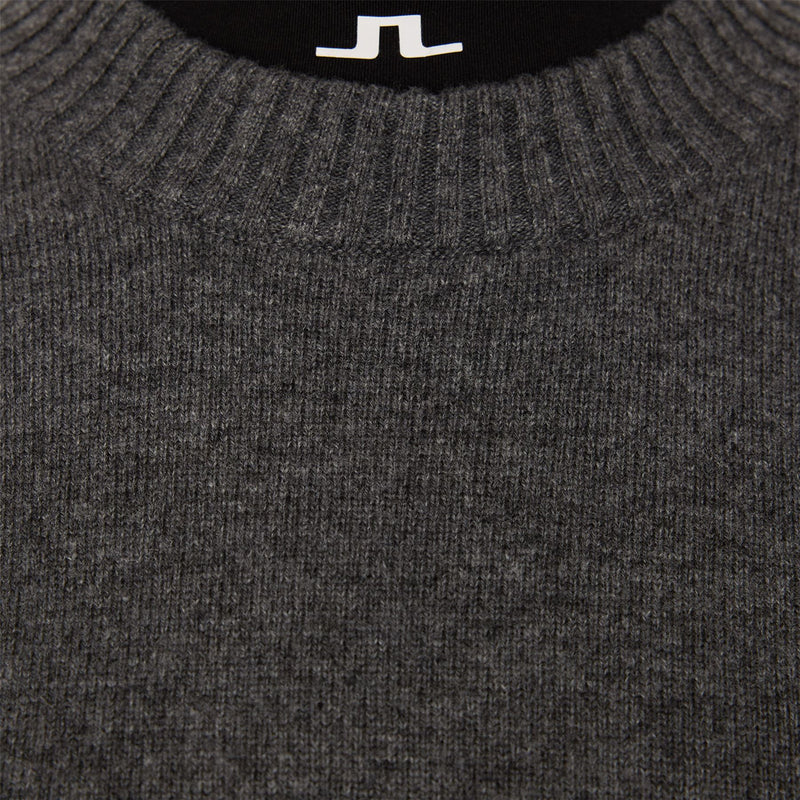 Womens Mina Knitted Sweater Dark Gray Melange