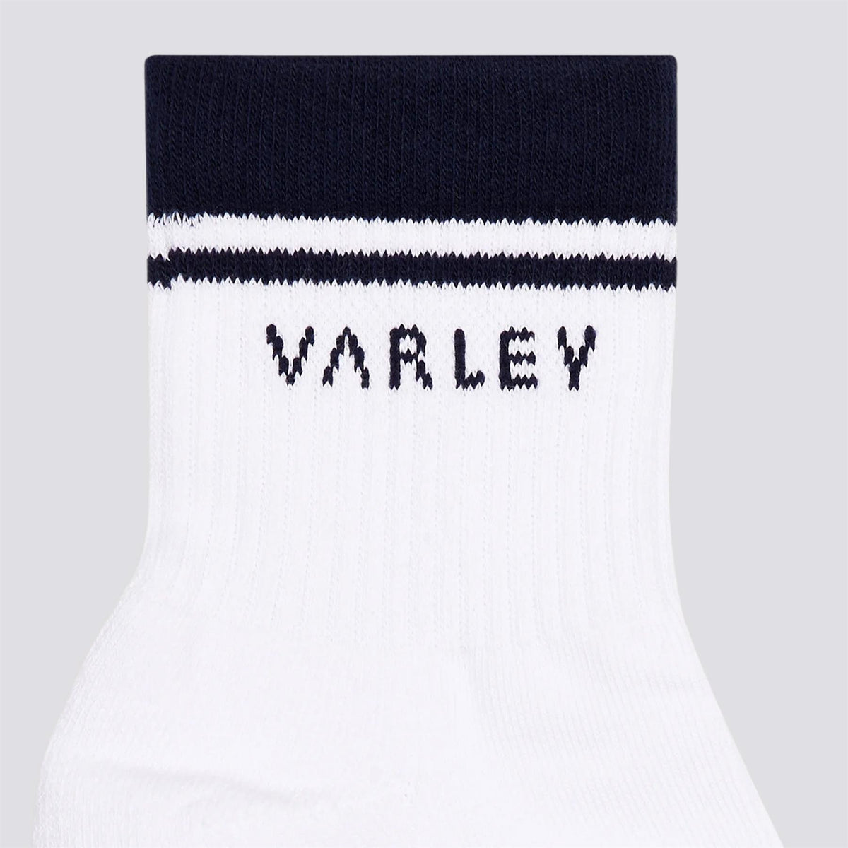 Womens Lennie Half Crew Socks White/Blue Nights