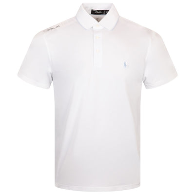 Tailored Fit Performance Polo Shirt Ceramic White/Oxford Blue - SS24