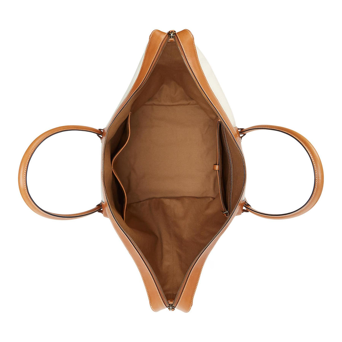 Womens XL Tote Bag Natural/Cuoio