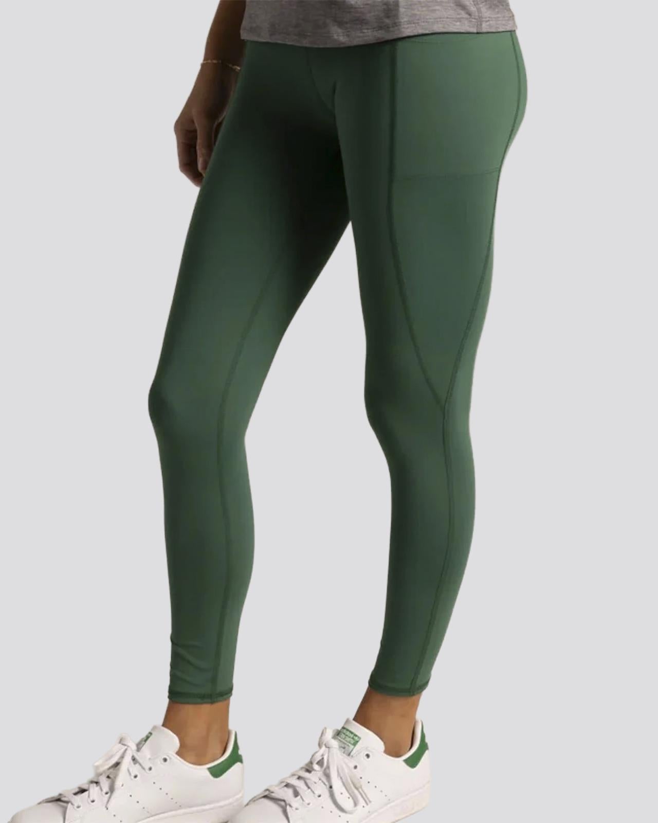 Womens Lux Leggings Pritchard Green