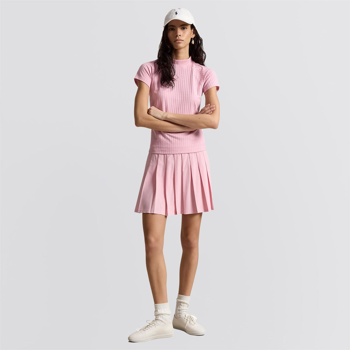 RLX Womens Pleated A-Line Skort Light Pink