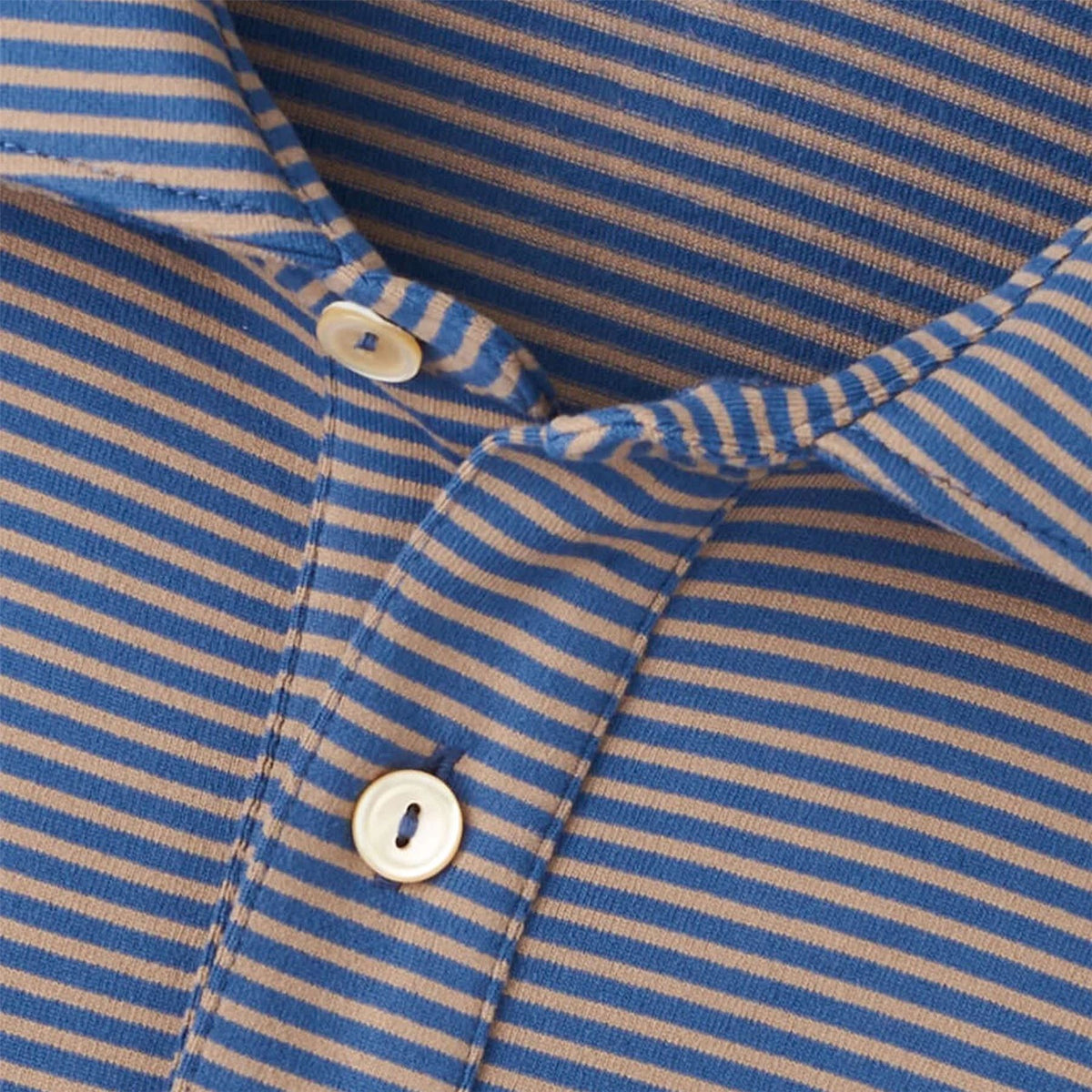Lyons Performance Jersey LS Polo Blue Haze