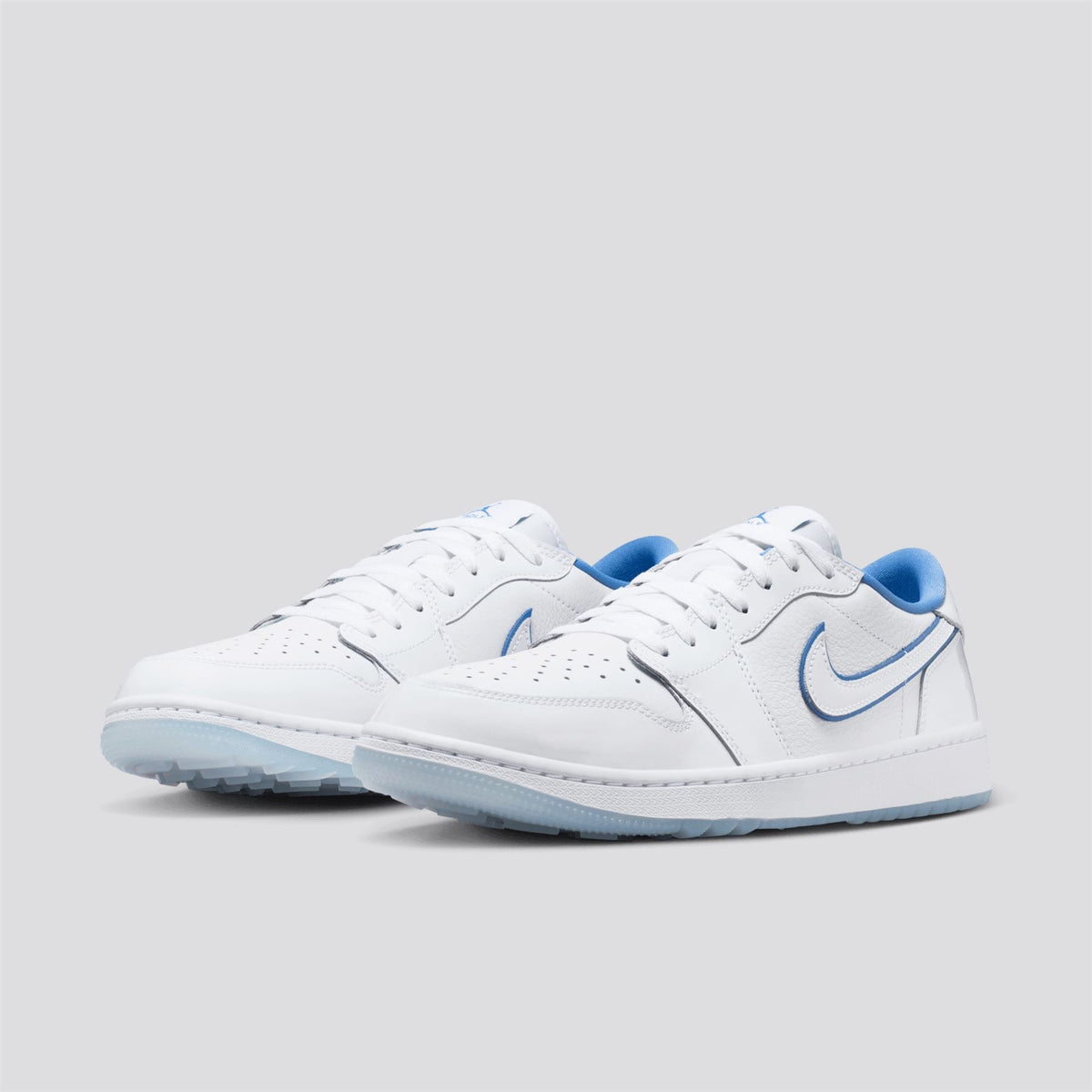 Air Jordan 1 Low Spikeless Golf Shoes White/Legend Blue/Blue Tint