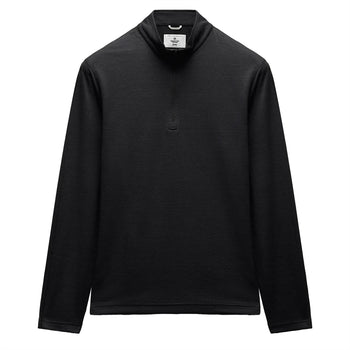 Reigning Champ Solotex Mesh Tiebreak Quarter Zip Black