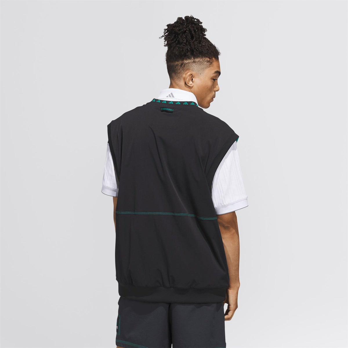 Equipment Reversible Vest Black/Green