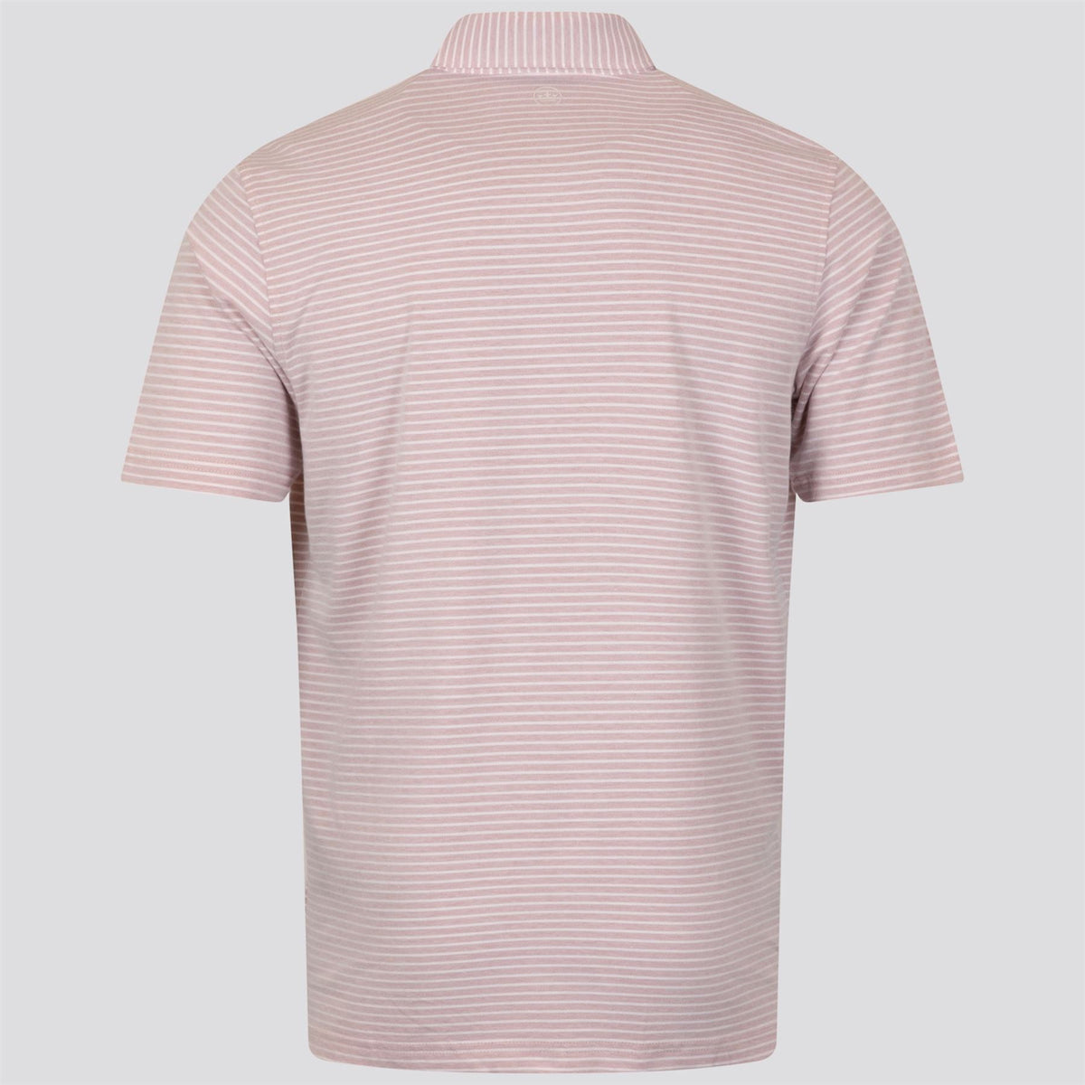 Albatross Stripe Cotton-Blend Pique Polo Faded Scarlett