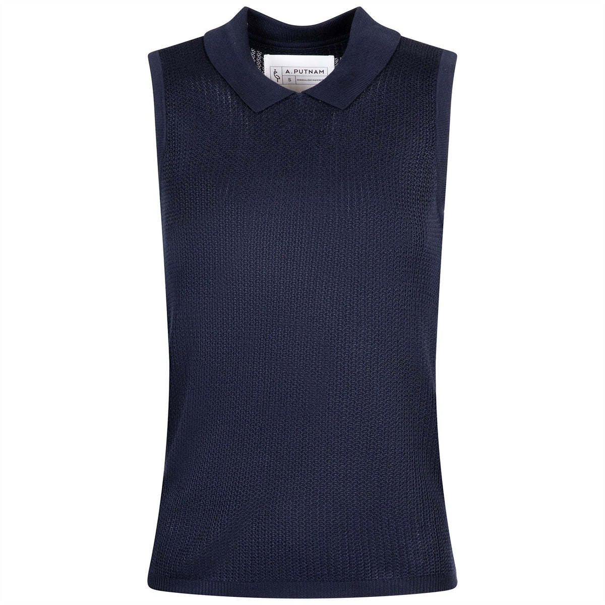 Womens Crochet Sleeveless Top Dress Blues