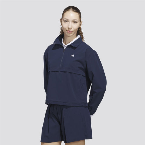 Womens Go-To Quarter Zip Jacket Collegiate Navy