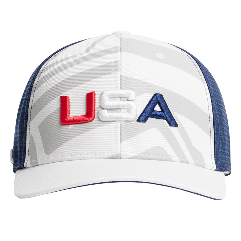Trucker Snapback Cap US Golf White