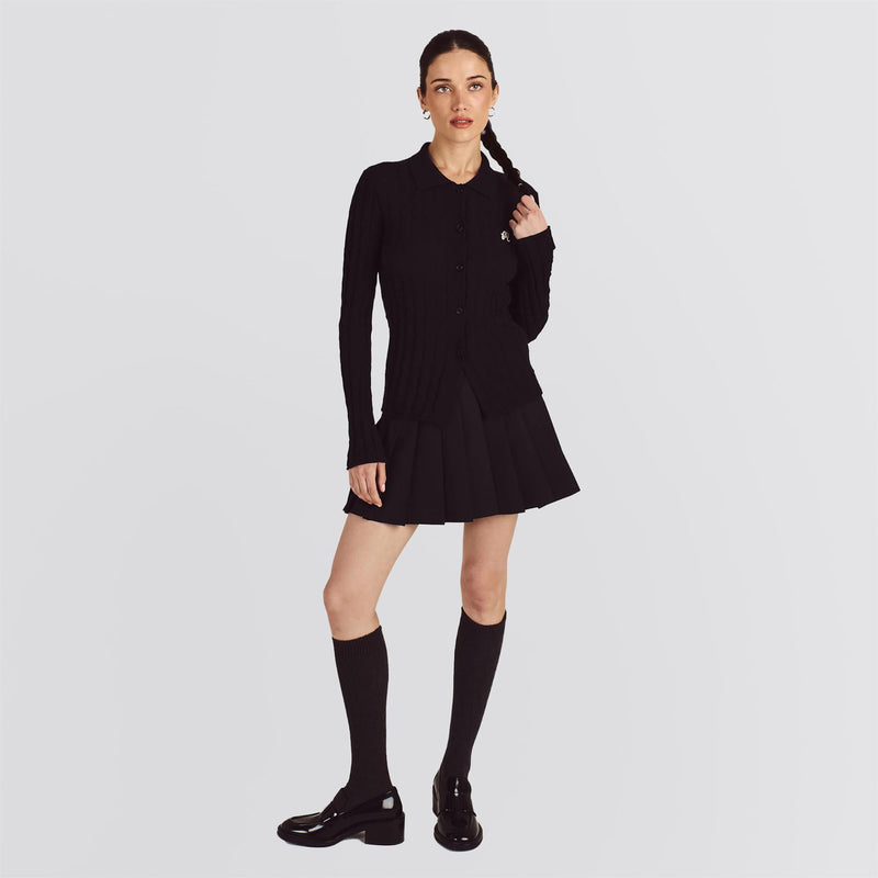 Womens Florence Knit Top Black