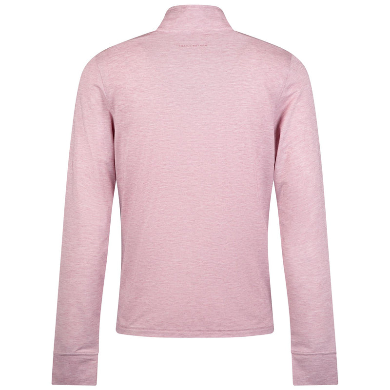 Womens Featherweight Active Quarter Zip Heather Foxglove