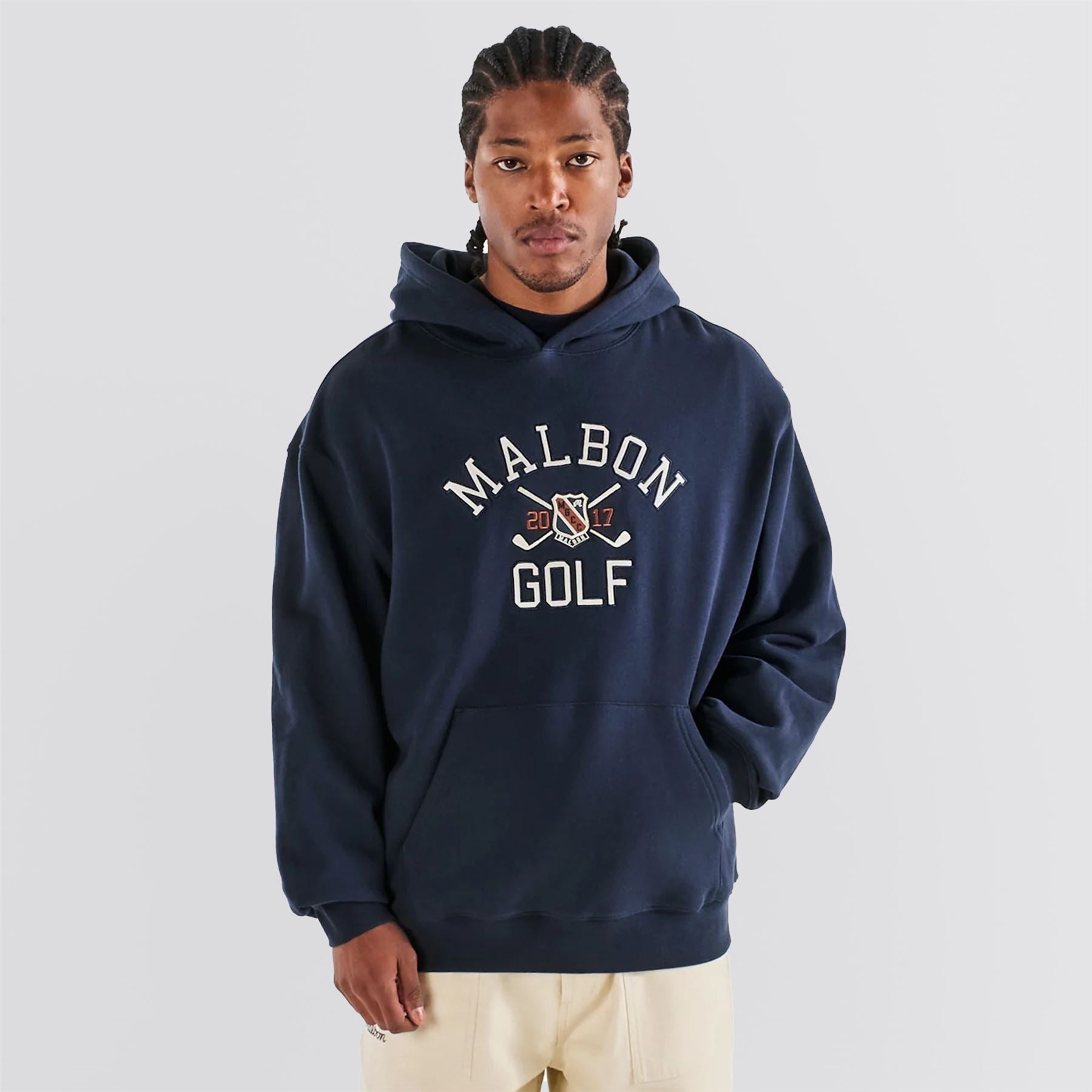 Fesque Crest Hoodie Navy