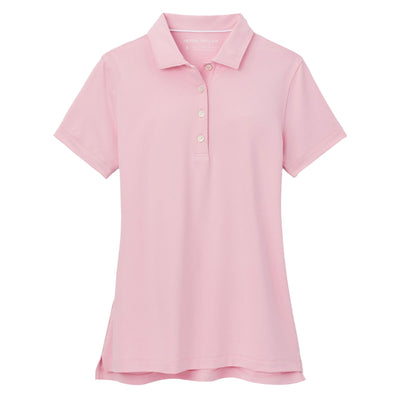 Womens Button Polo Palmer Pink - SS24