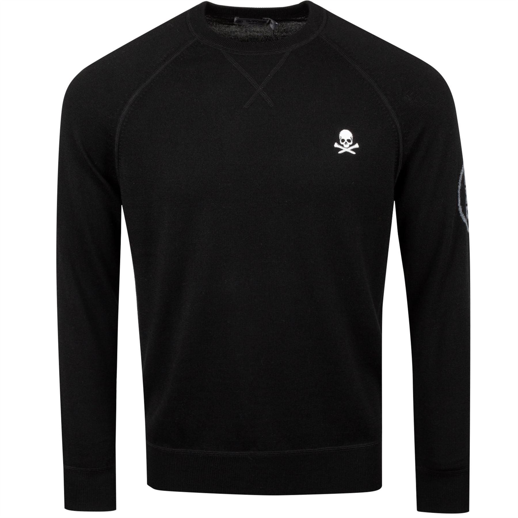 Skull & T's Crewneck Sweater Onyx