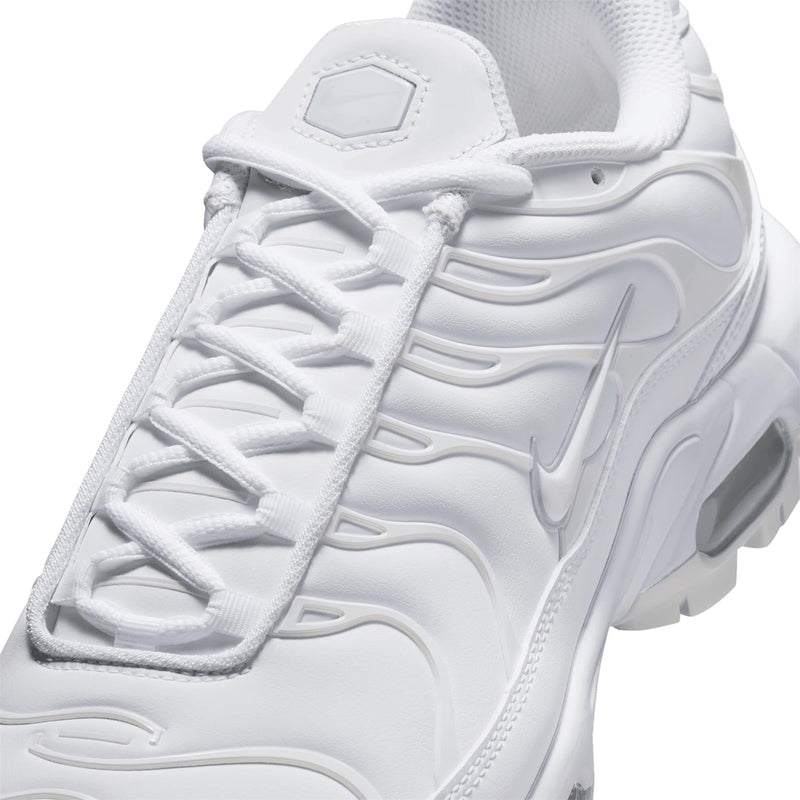 Air Max Plus Golf Shoes White/Pure Platinum/Gold/Salsa Red