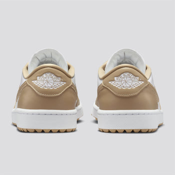 Jordan Golf Air Jordan 1 Low Spikeless Golf Shoes White/Linen