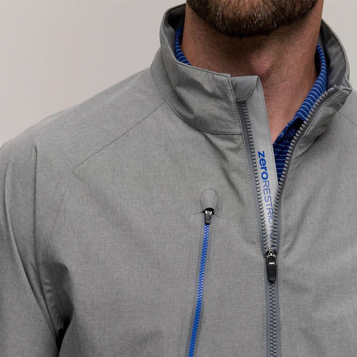 Power Torque Full Zip Jacket Grey Heather Melange