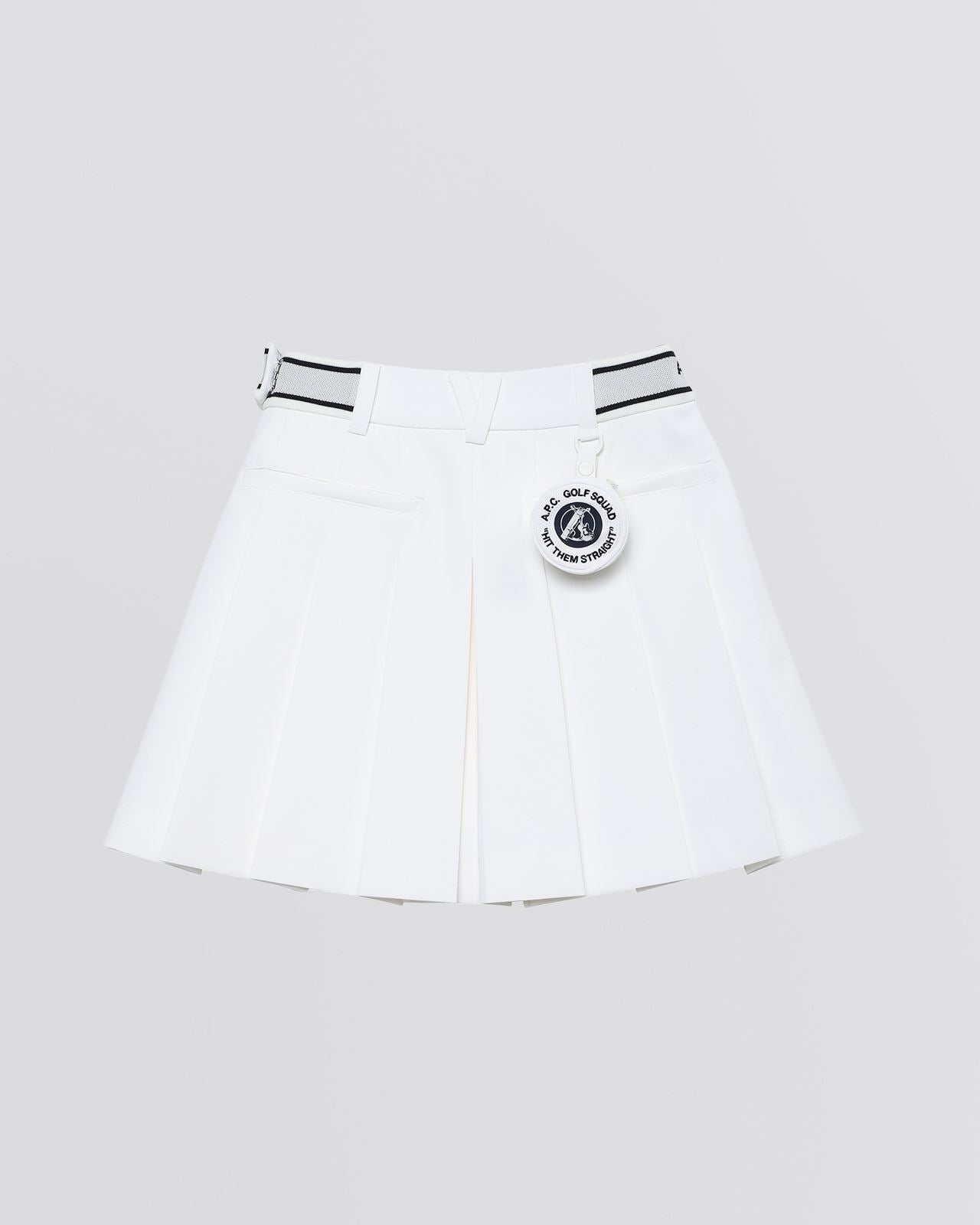 A.P.C. Golf Aude Pleated Skirt White – TRENDYGOLFUSA.COM