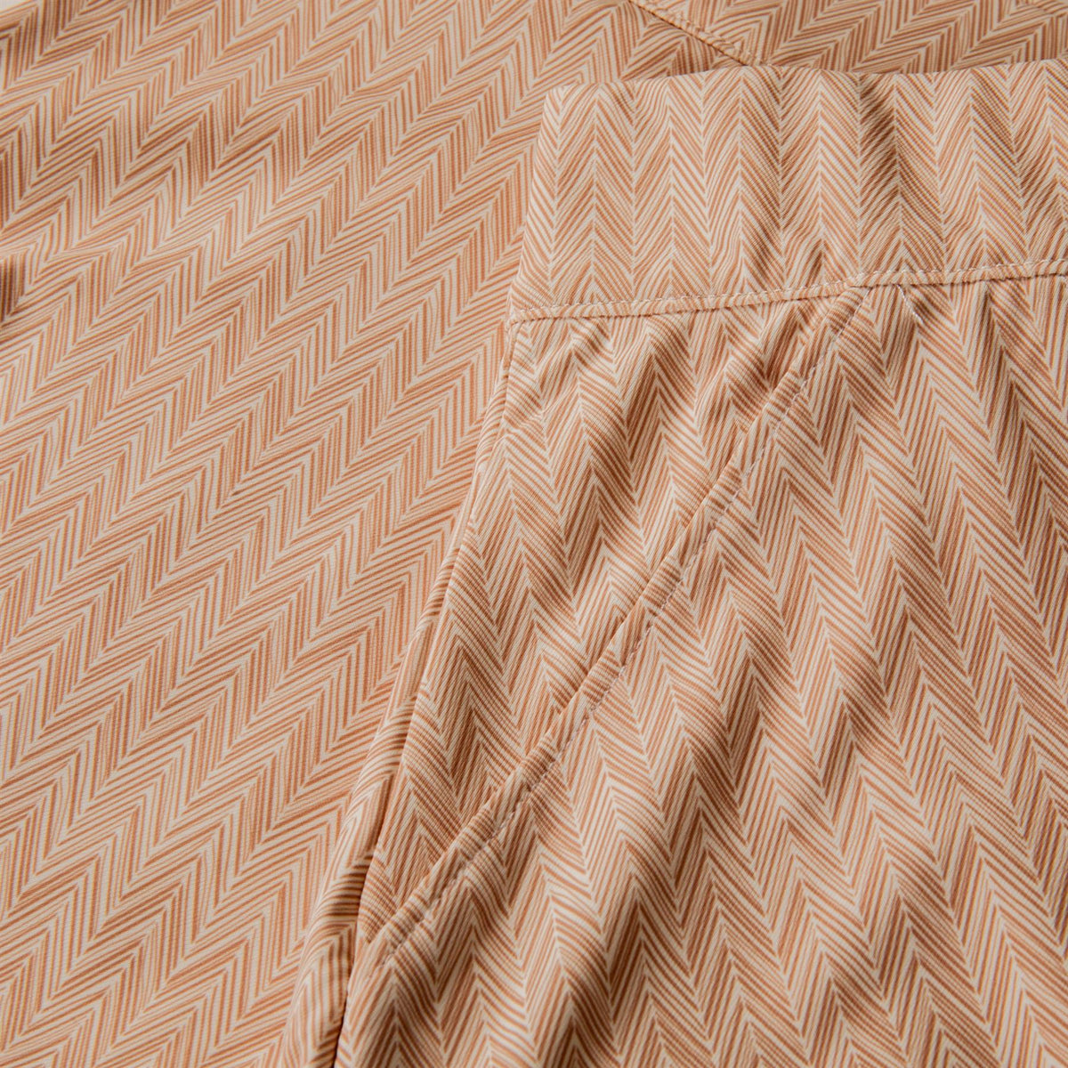 Womens Herringbone Print Sally Trim Skort Camel