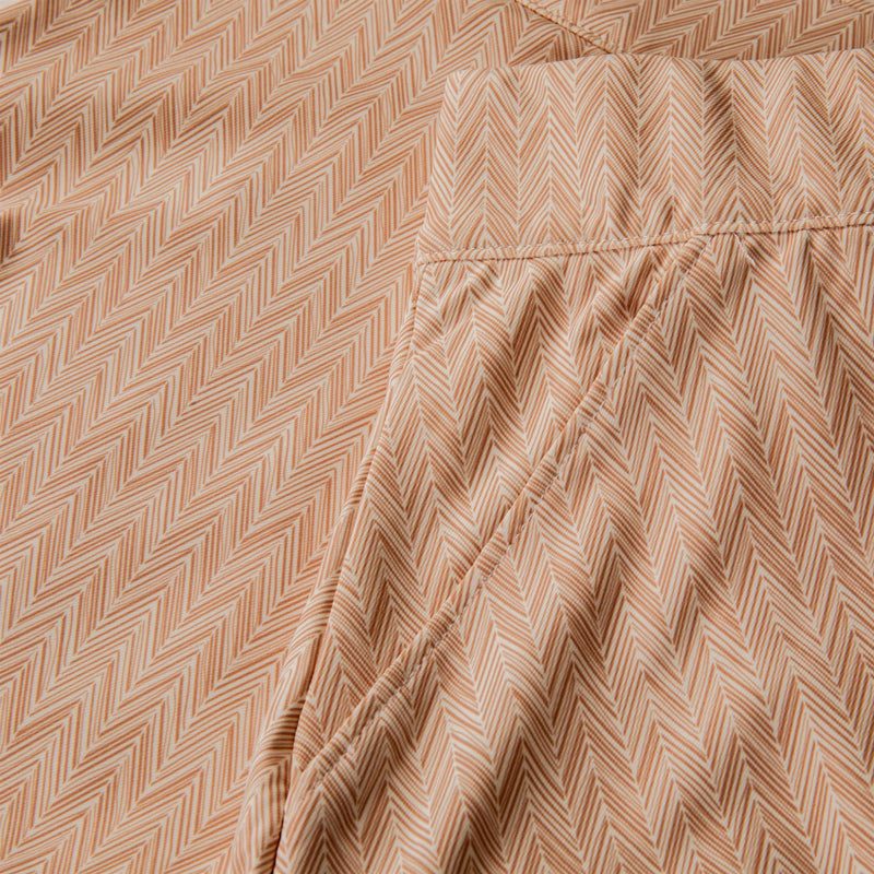 Womens Herringbone Print Sally Trim Skort Camel