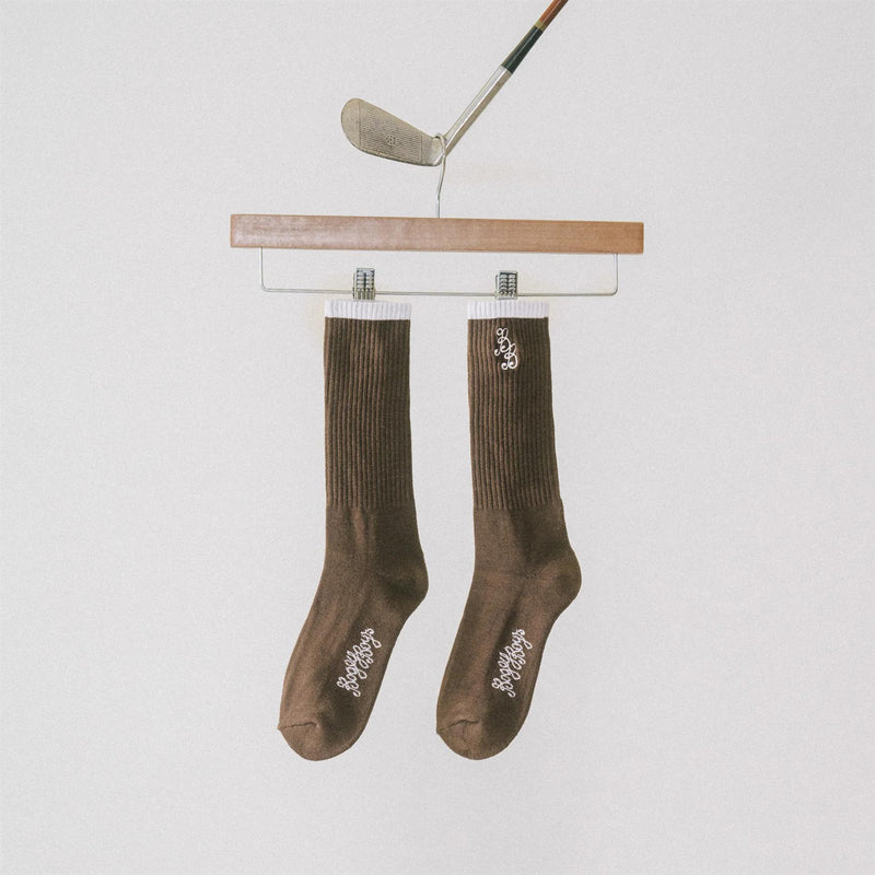 Essential Socks Bogey Brown