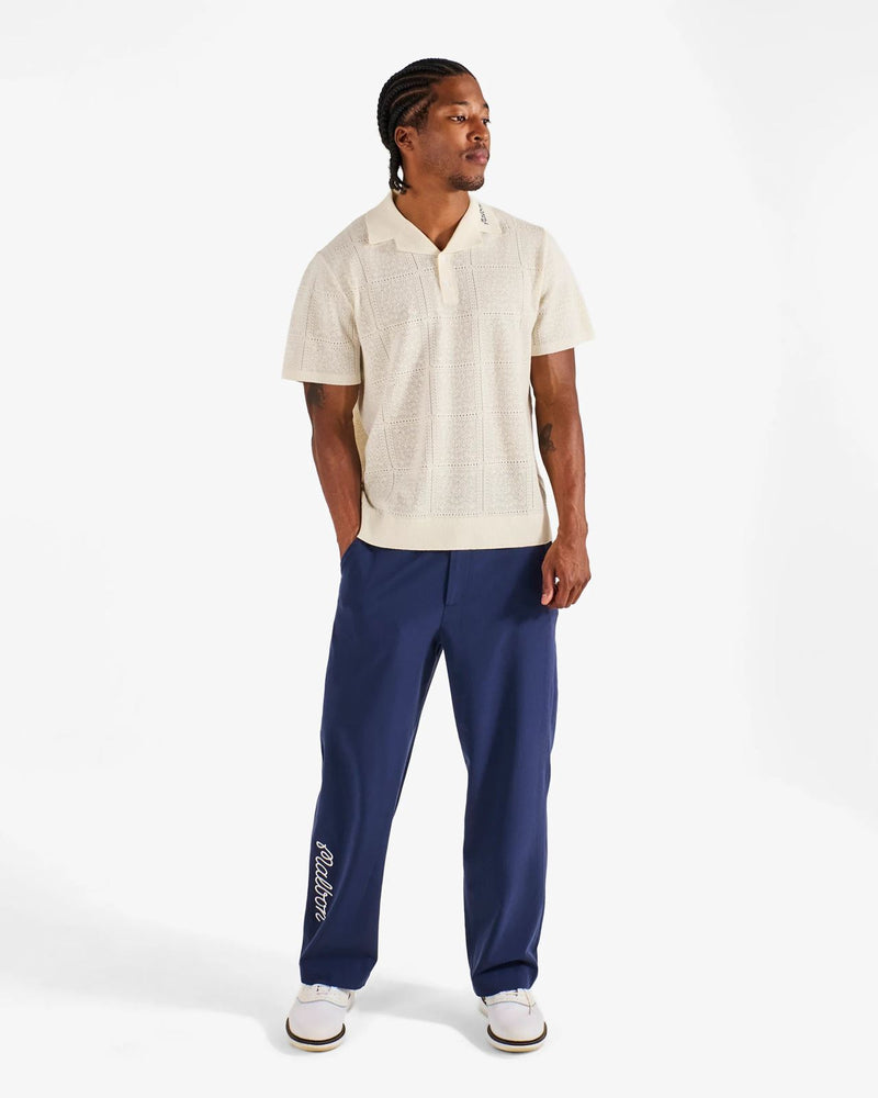 Resort Crochet Polo Ivory