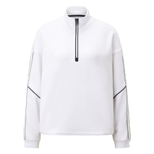 Womens Lio Half Zip Mid Layer Off White - SS25