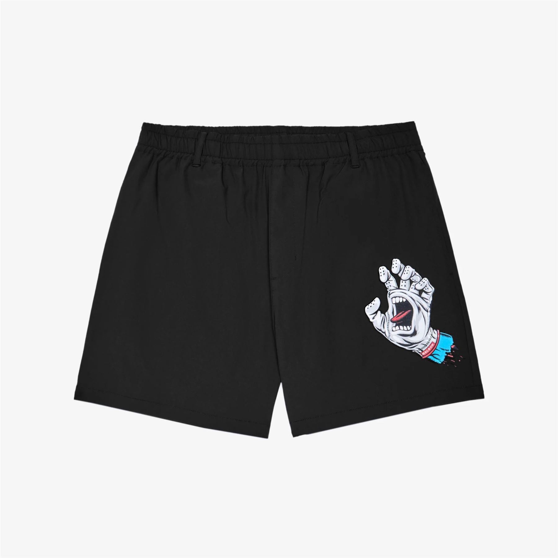 Malbon x Santa Cruz Scooter Shorts Black | TRENDYGOLF USA