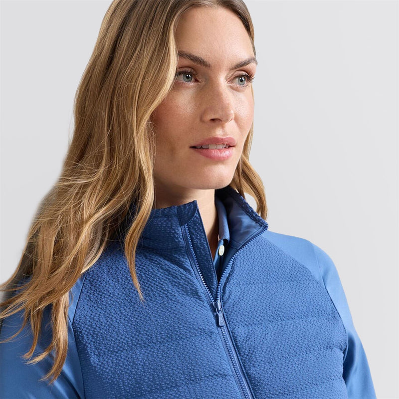 Womens Merge Seersucker Hybrid Jacket Windsor Blue