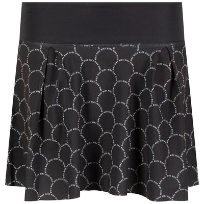 Womens Dri-FIT Advantage Skirt Regular Print Black/White - AW23