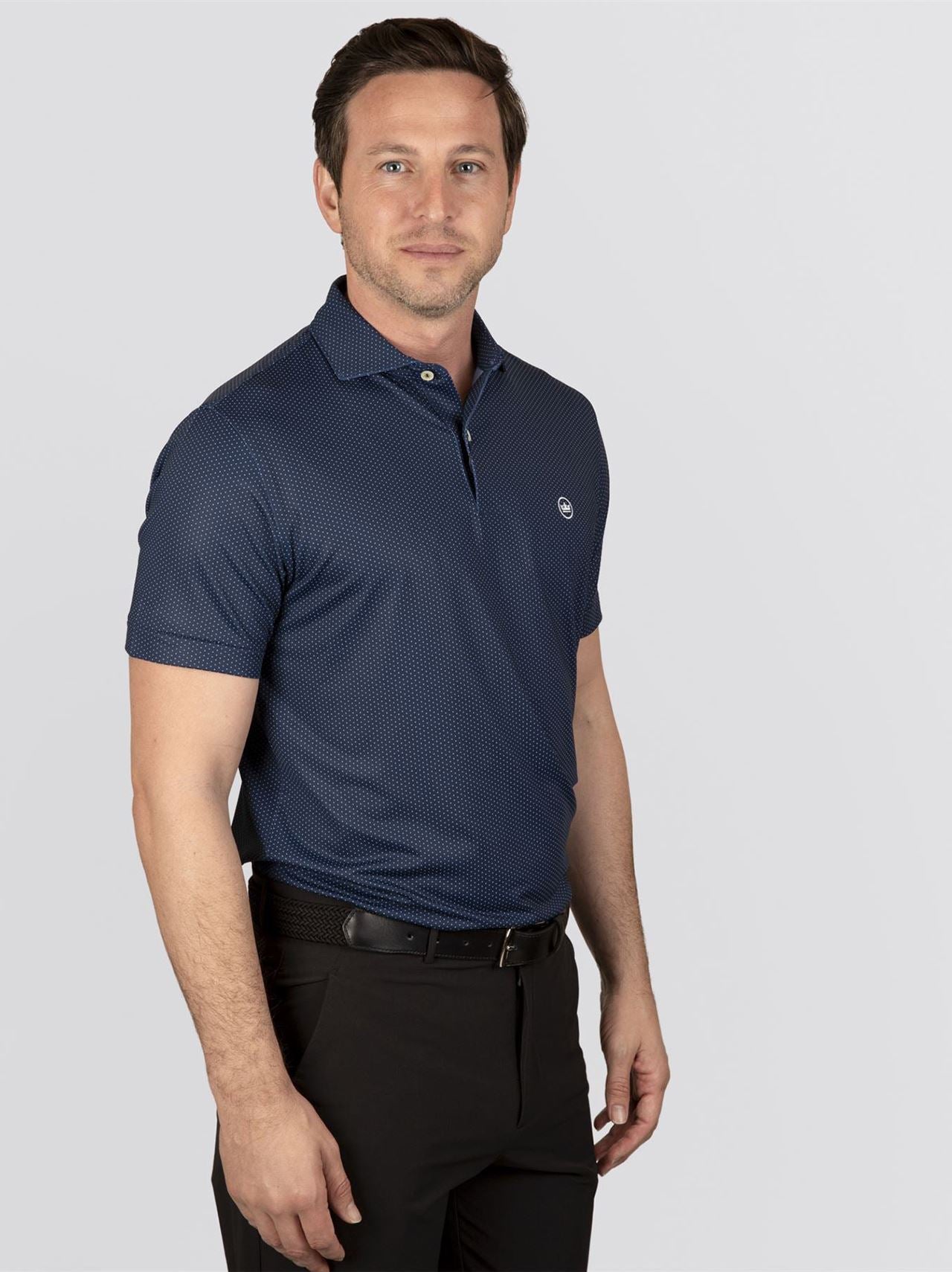 Fermate Performance Jersey Polo Navy