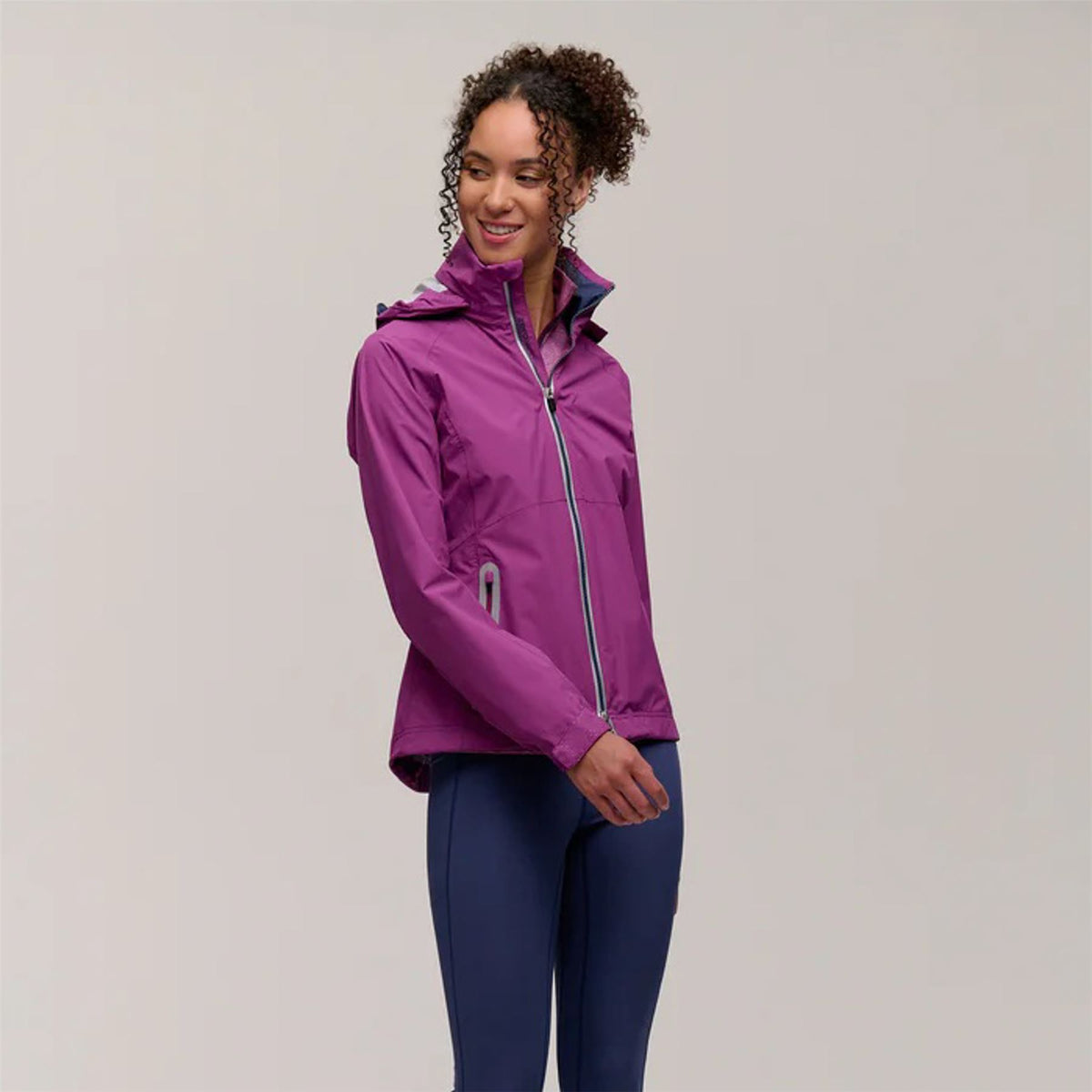 Womens Olivia Hooded Jacket Imperial/Storm